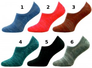 1-2 Podkotníčkové ponožky, Žíhané