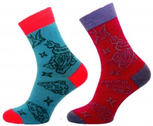 1005 Ponožka Happy Socks Růže