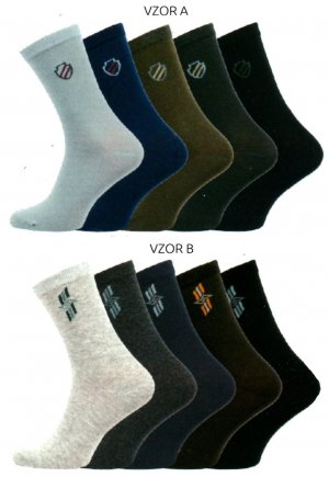 1055 Pánské ponožky vzor