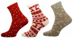 1089 Dámské ponožky vzorované
