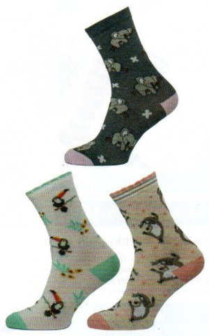 1098 Dámské ponožky vzorované