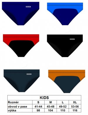 Dětské plavky kids 628 slipy